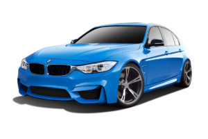 BMW - blue - body kit